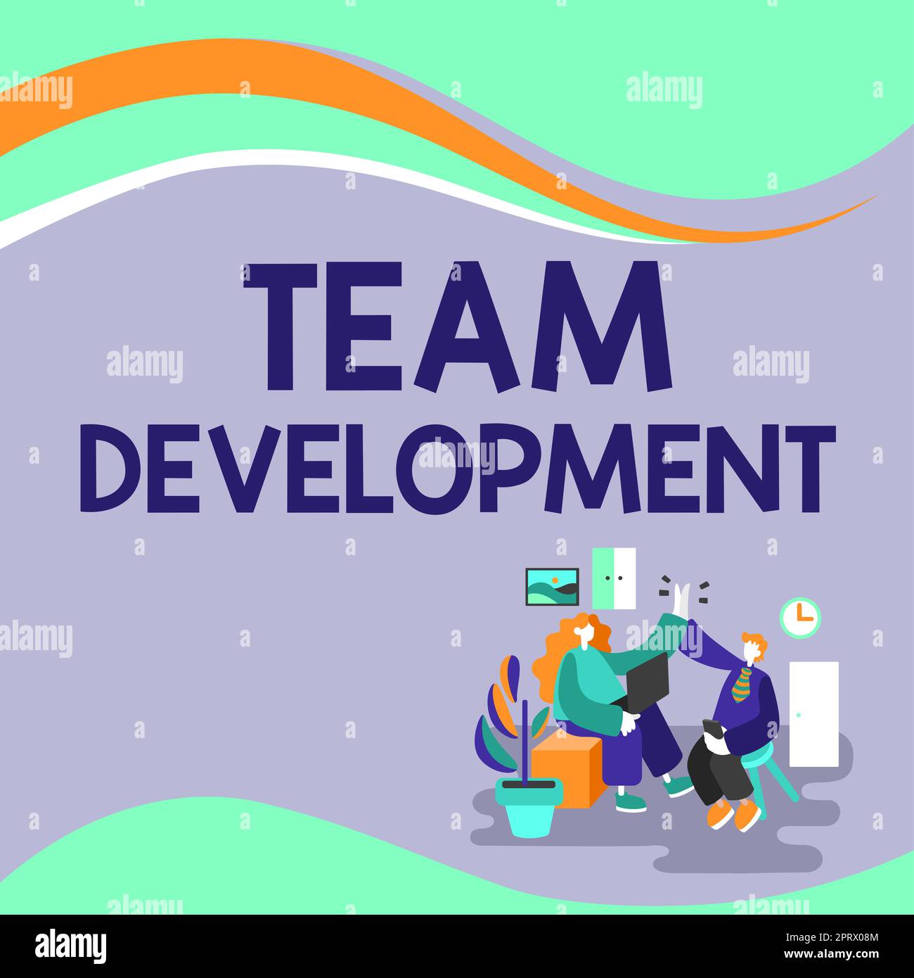 Sign Displays Team DevelopmentScoprite perché e come i piccoli gruppi cambiano nel tempo con i grafici. Approccio aziendale Scoprite perché e come i piccoli gruppi cambiano nel tempo con i grafici Foto Stock