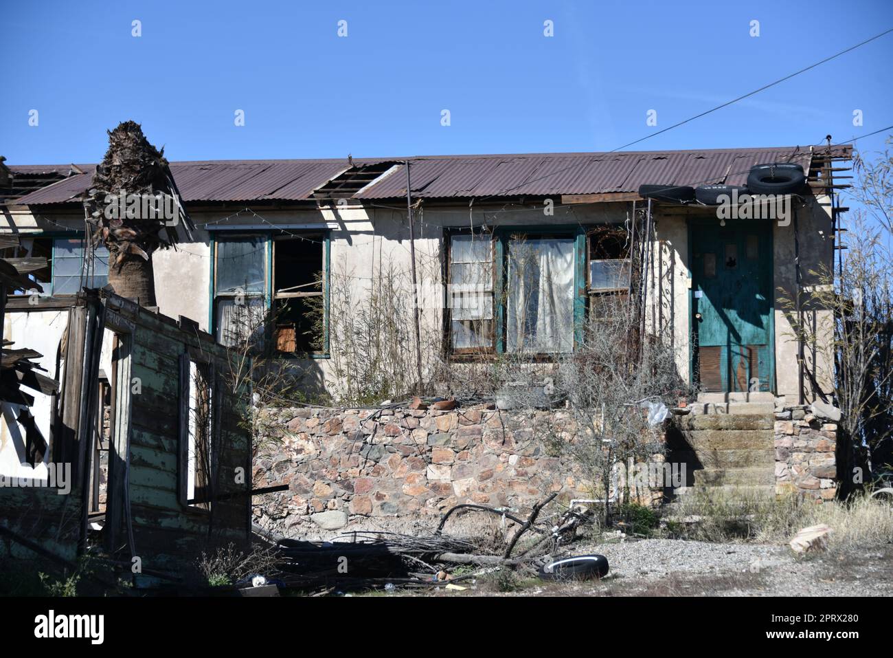 Hayden, AZ., Stati Uniti Febbraio 24, 2018. Fondata nel 1909 dalla Kennecott Copper Corp. Nel 1912, la società ha costruito una fonderia di 1.000 piedi (300 m) Foto Stock