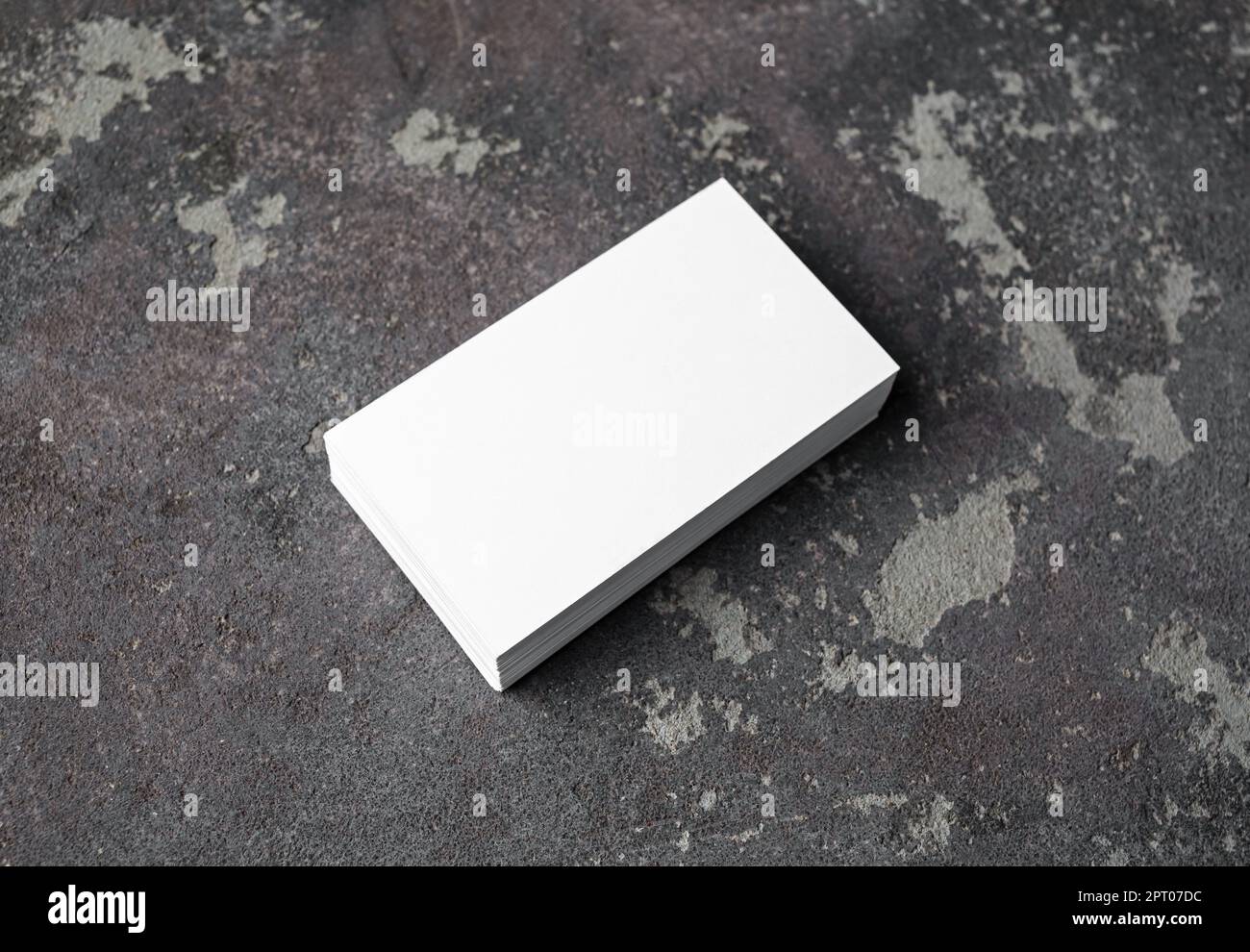 Biglietto da visita vuoto. Mock-up per l'identità di branding. Foto Stock