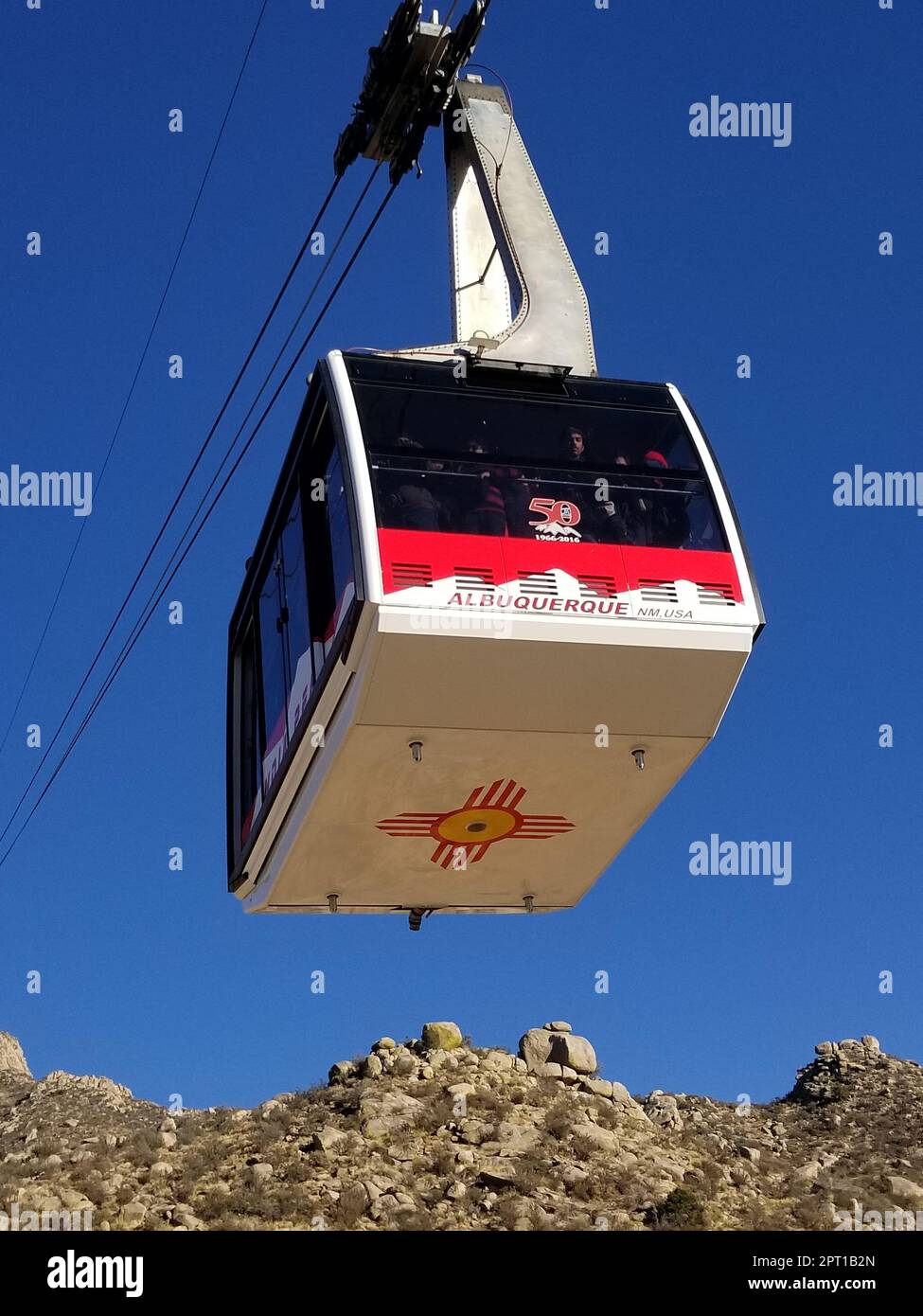 Sandia Peak Tram in Albuquerque, Nuovo Messico Foto Stock