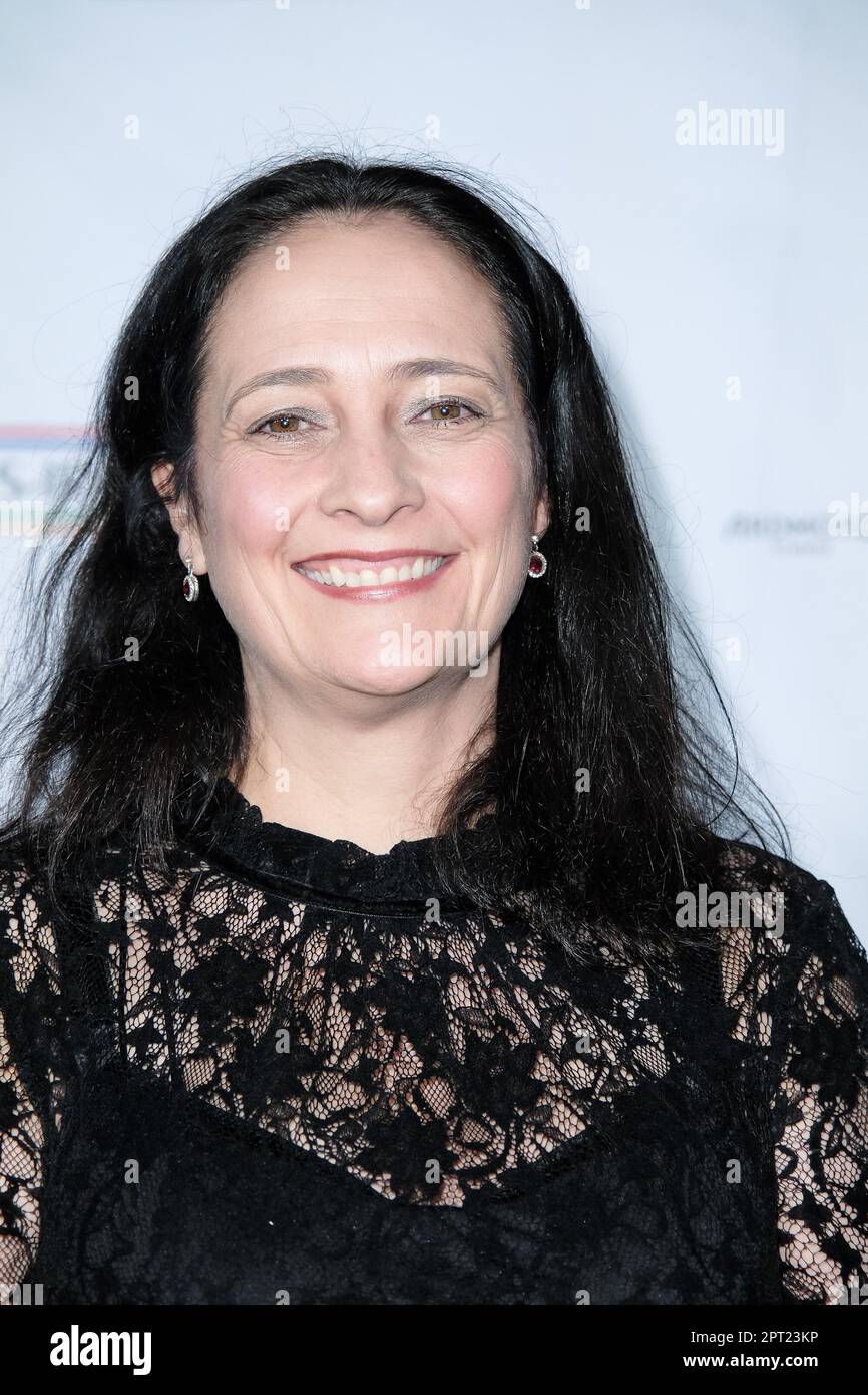 Catherine Martin, politico irlandese del Partito Verde, che ha ricoperto la carica di Ministro del Turismo, della Cultura, delle Arti, del Gaeltacht, dello Sport e dei Media, ha fotografato la partecipazione agli Oscar Wilde Awards 17th a Bad Robot a Santa Monica, il 9 marzo 2023 . Foto di Julie Edwards. Foto Stock