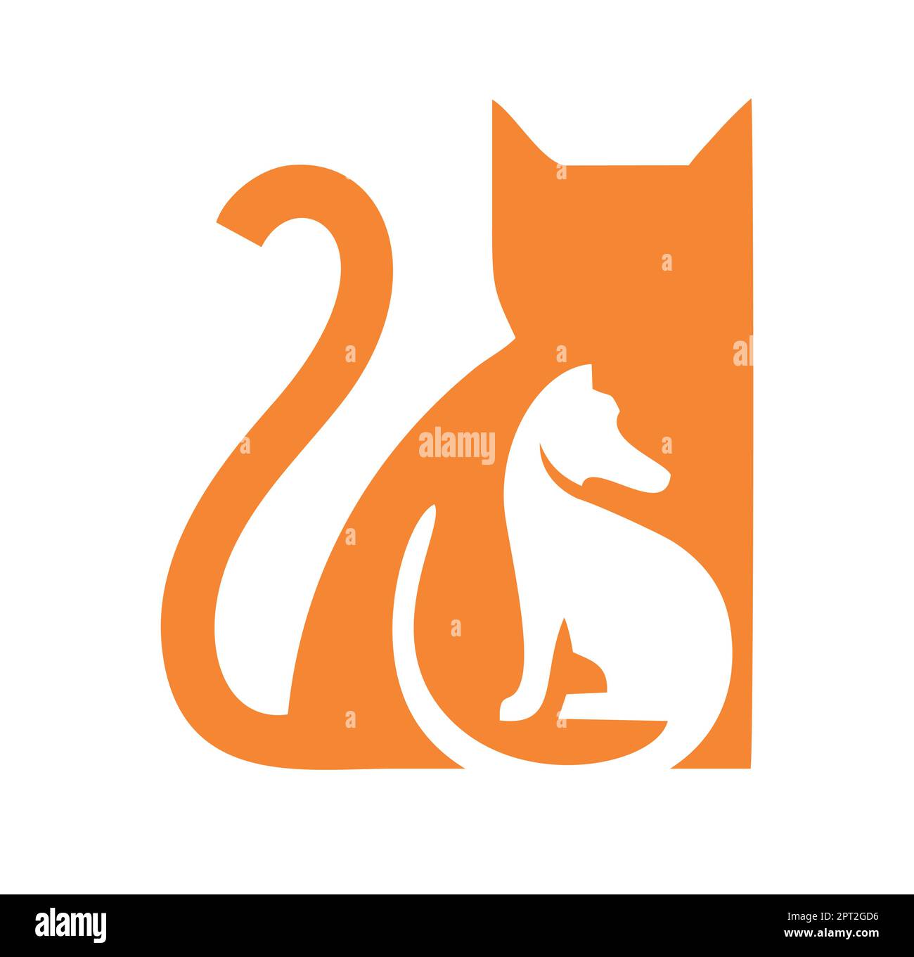Icona raffigurante il logo veterinario Illustrazione Vettoriale