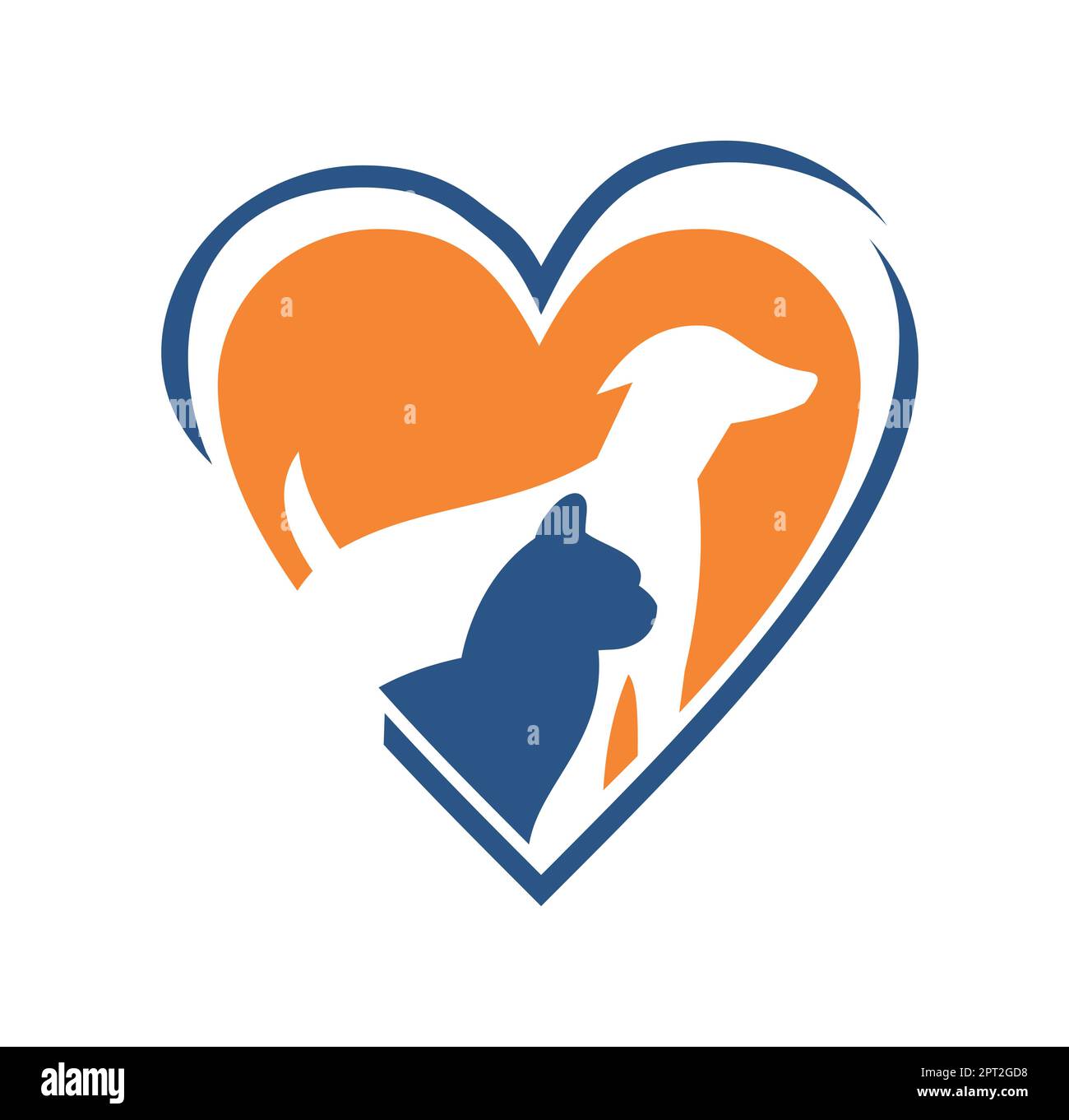 Icona raffigurante il logo veterinario Illustrazione Vettoriale