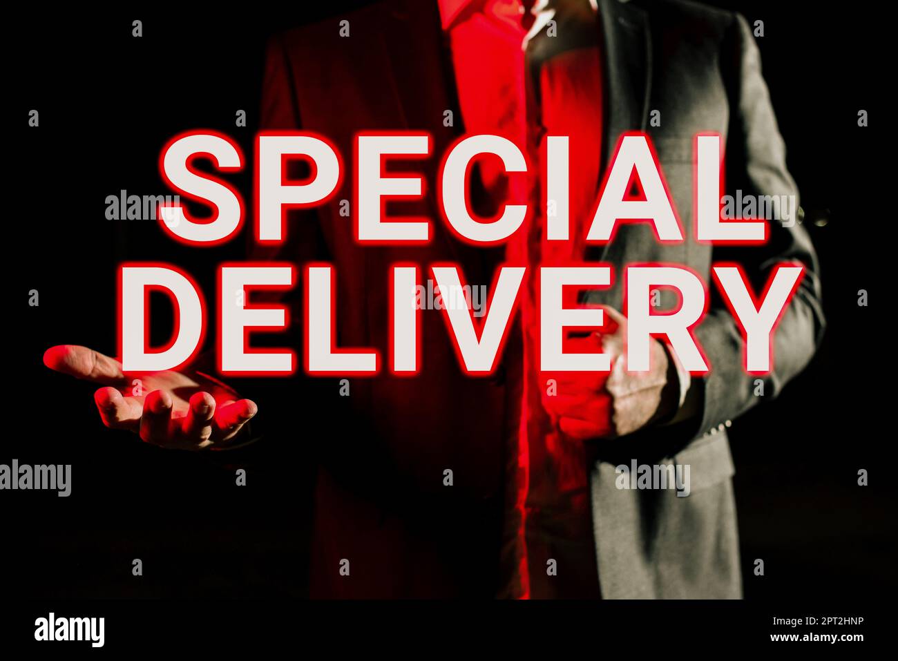 Testo che mostra ispirazione prodotti o servizi di deliverygetting speciali direttamente a casa vostra qualsiasi luogo, idea di business ottenere prodotti o servizi direttamente Foto Stock