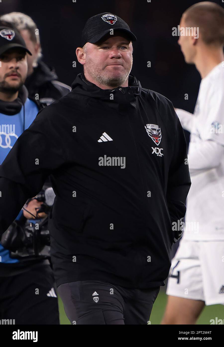 DC United allenatore Wayne Rooney alla fine del gioco Foto Stock