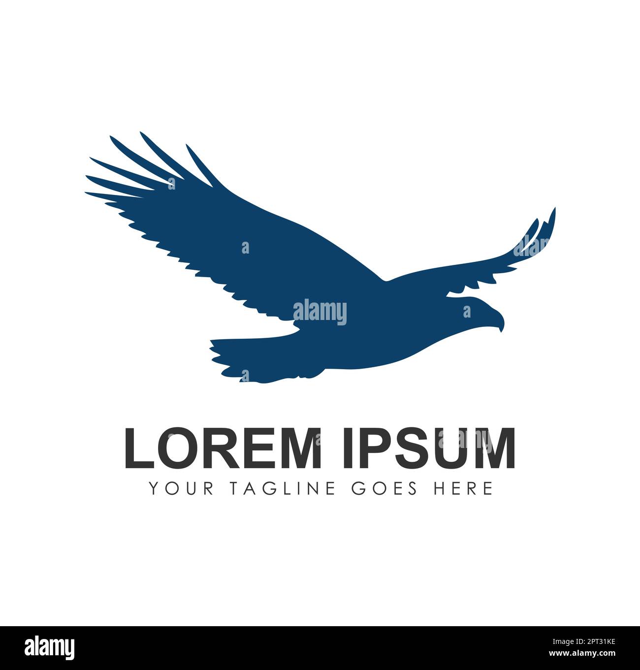 Icona vettore logo Flying Eagle Illustrazione Vettoriale