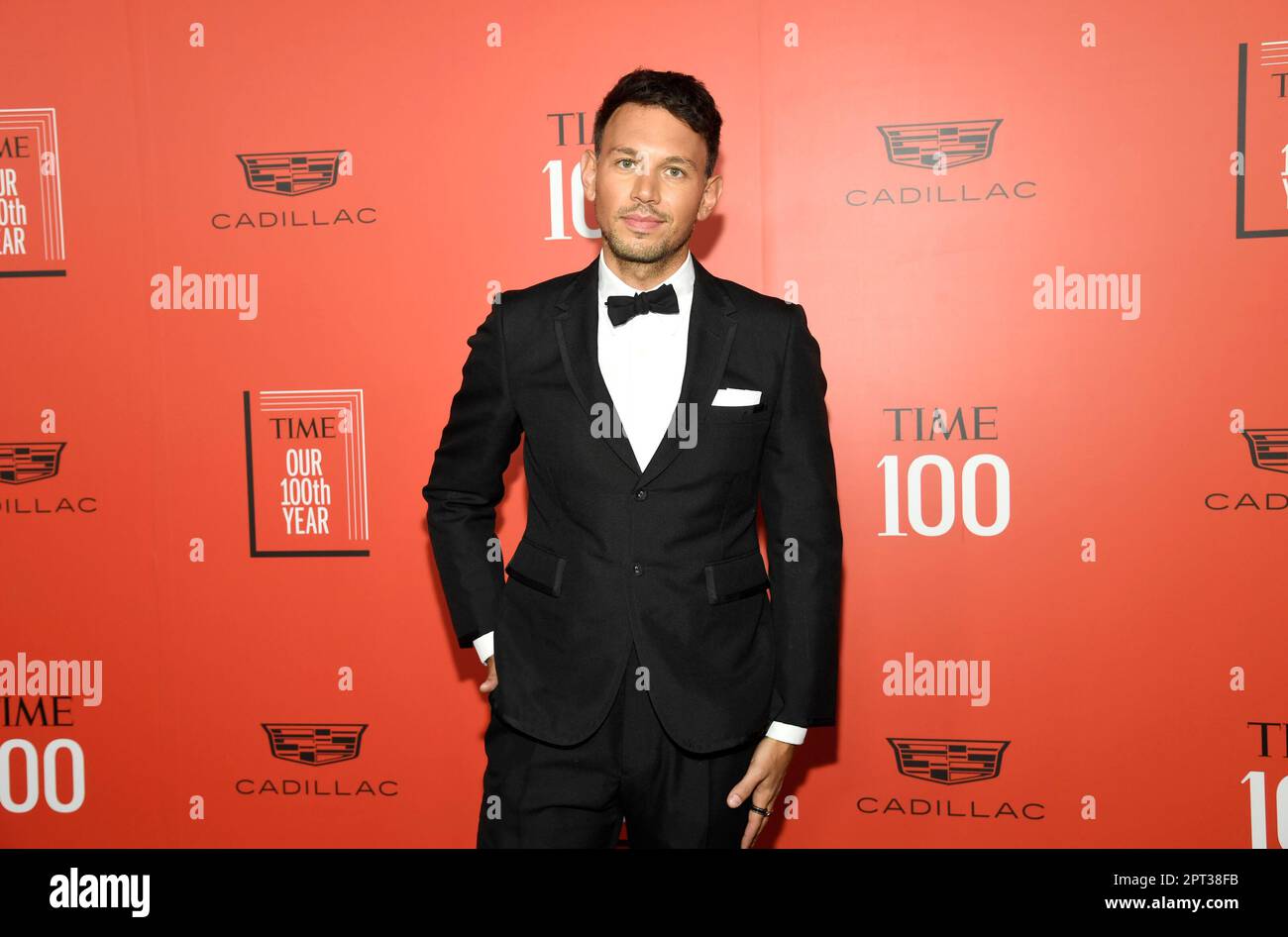 Sam Lansky attends the Time100 Gala, celebrating the 100 most influential people in the world, at Frederick P. Rose Hall, Jazz at Lincoln Center on Wednesday, April 26, 2023, in New York. (Photo by Evan Agostini/Invision/AP) Foto Stock