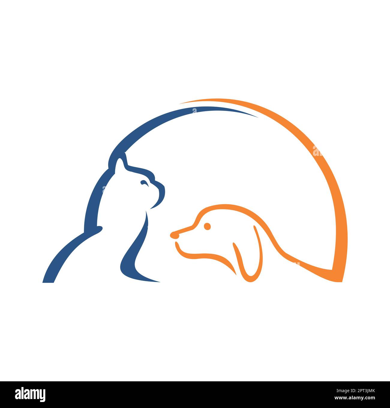 Icona raffigurante il logo veterinario Illustrazione Vettoriale