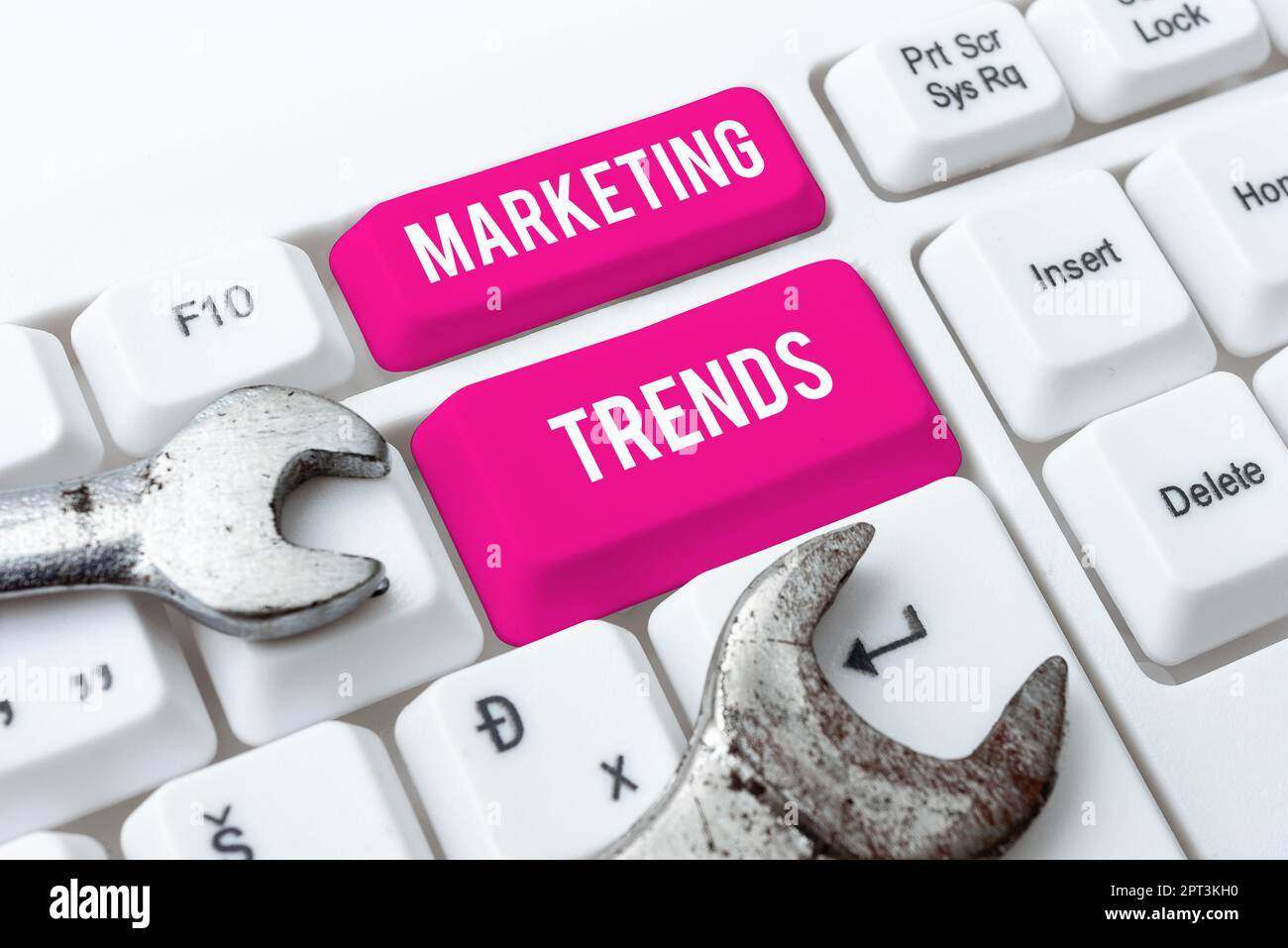 Presentazione concettuale tendenze di marketing, presentazione aziendale assegnazione speciale che viene assegnata a una persona o a un gruppo Foto Stock
