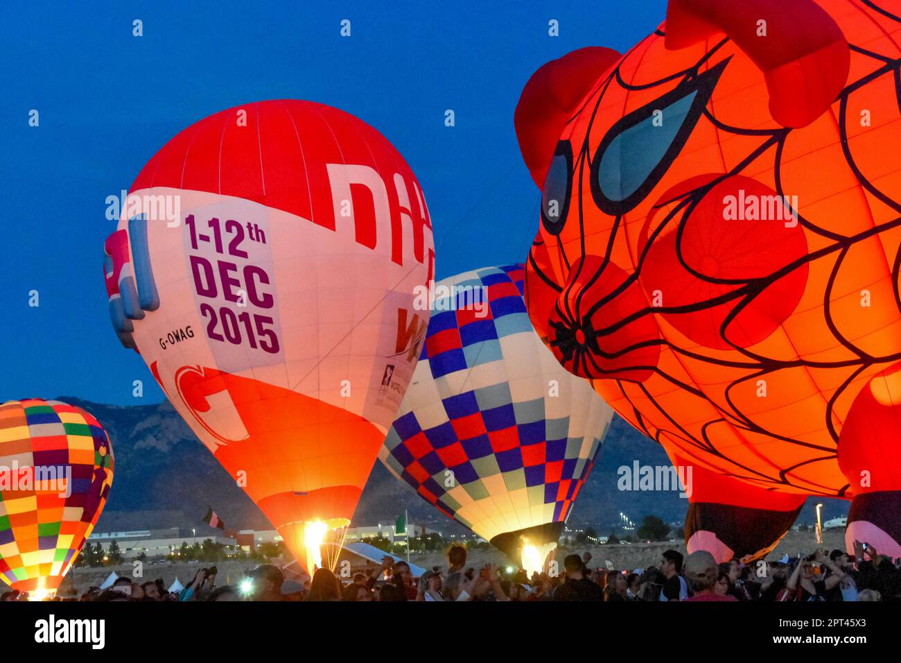 Albuquerque International Balloon Fiesta è il festival più grande del mondo Foto Stock