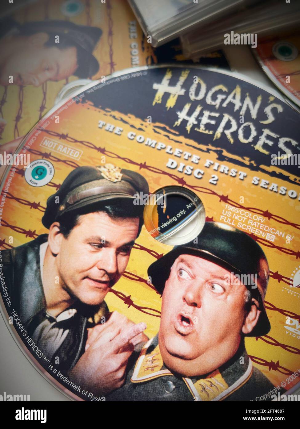 Gli eroi di Hogan erano una sitcom che funzionava dal 1965 al 1971 sulla televisione di rete degli Stati Uniti Foto stock Alamy