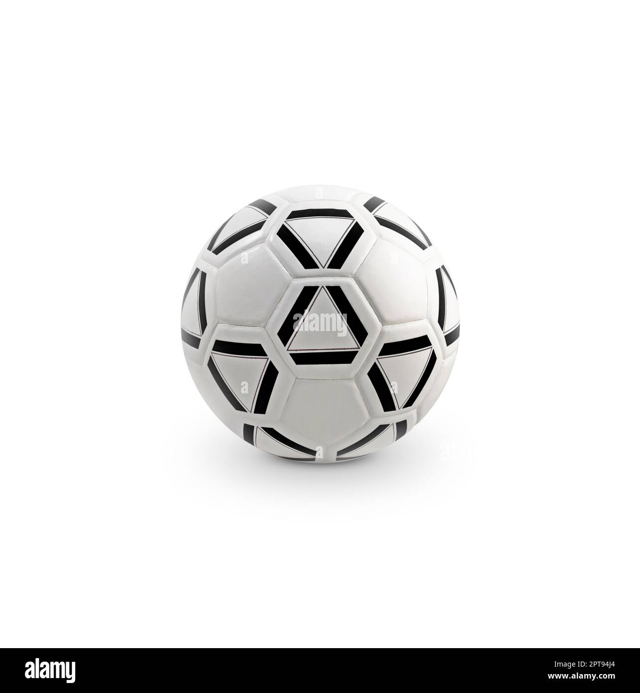 Pallone da calcio isolati su sfondo bianco Foto stock - Alamy