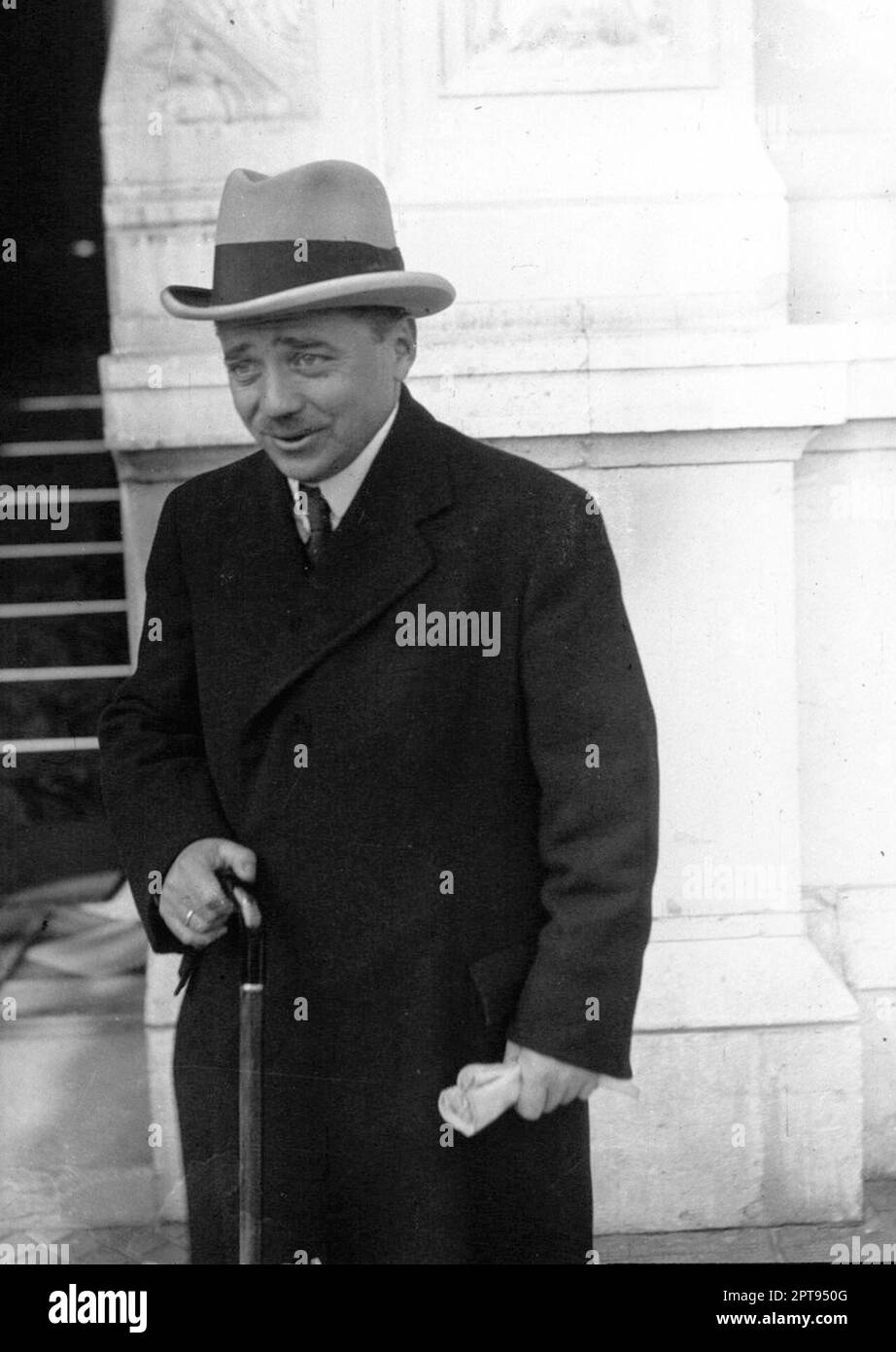 Cancelliere Dollfuss a Ginevra, 1933 Foto Stock