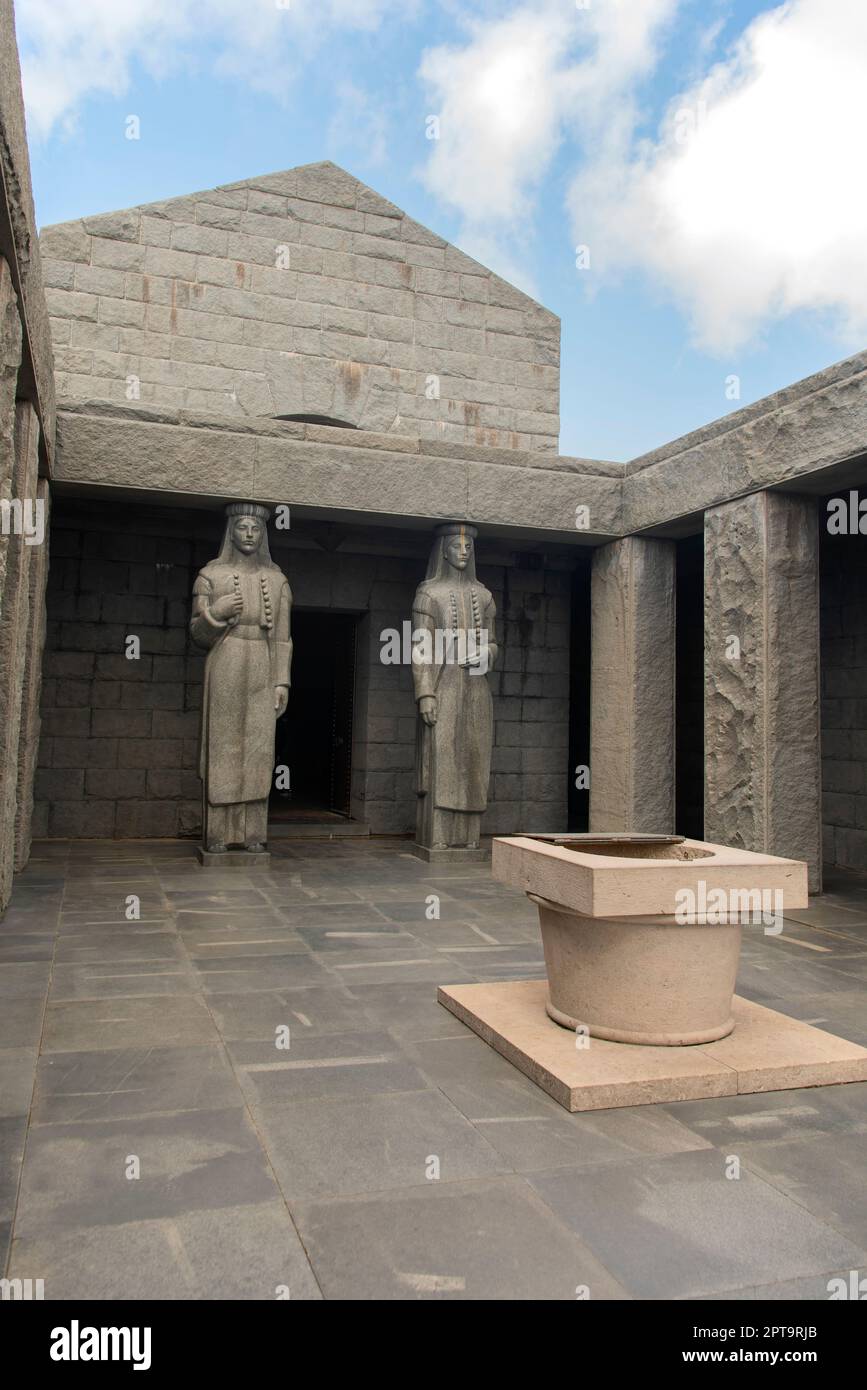 Mausoleo di Petar Petrovic Njegoš sul Monte Lovcen, Montenegro Foto Stock