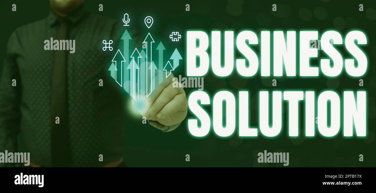 Didascalia di testo Presentazione Business SolutionServices che includono pianificazione e valutazione strategica, Word for Services che includono pianificazione strategica e. Foto Stock