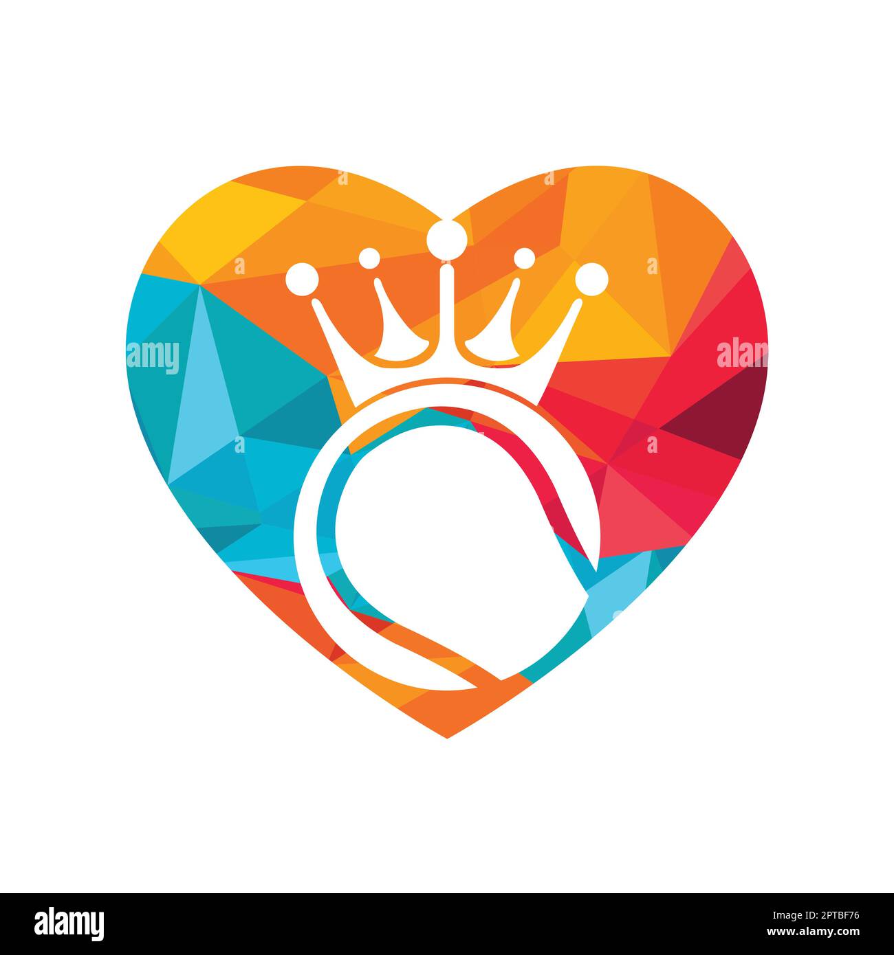 Tennis king design vettoriale logo. Palla da tennis e modello con icona a forma di corona. Illustrazione Vettoriale