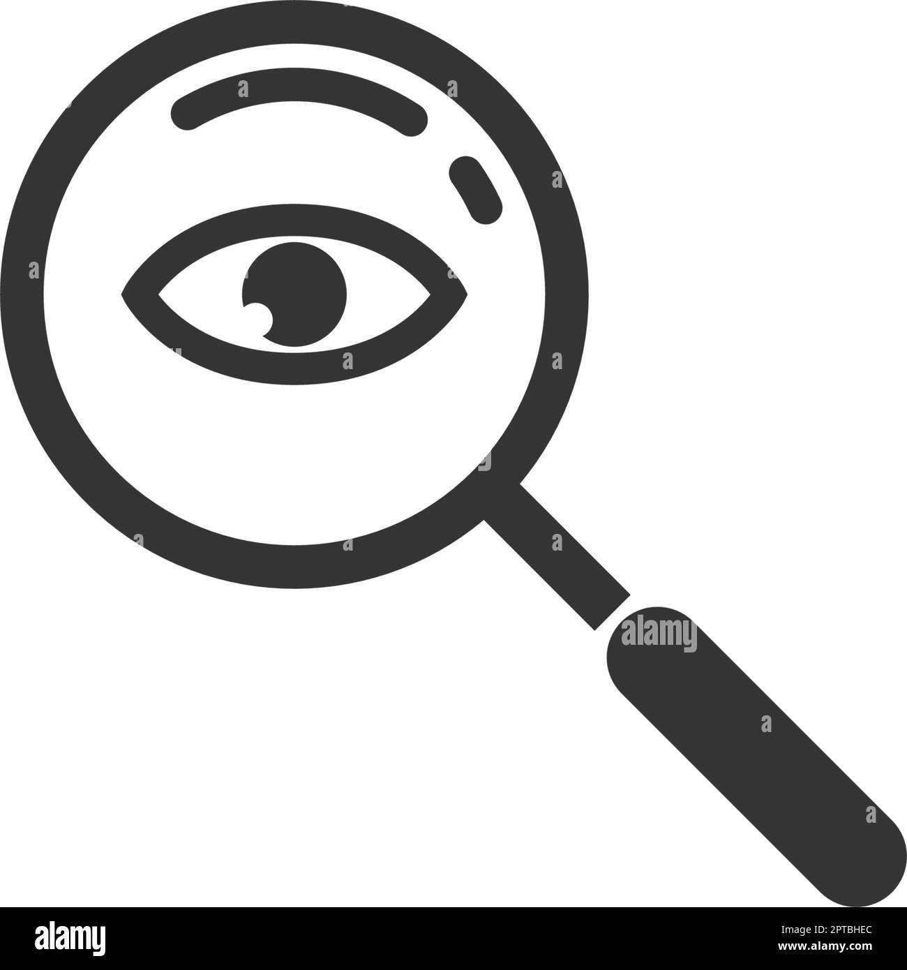 Logo icona agente segreto Illustrazione Vettoriale