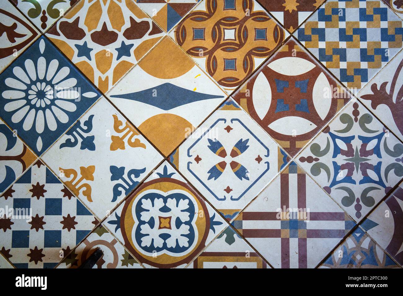 Immagine reale di stile marocchino orientale senza cuciture. Foto Stock