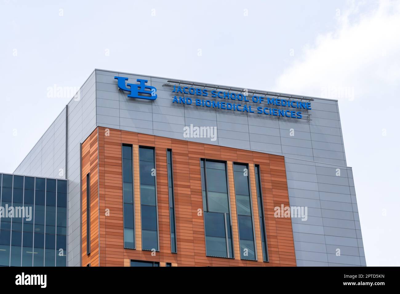 Jacobs School of Medicine and Biomedical Sciences Building a Buffalo, New York, USA. Foto Stock