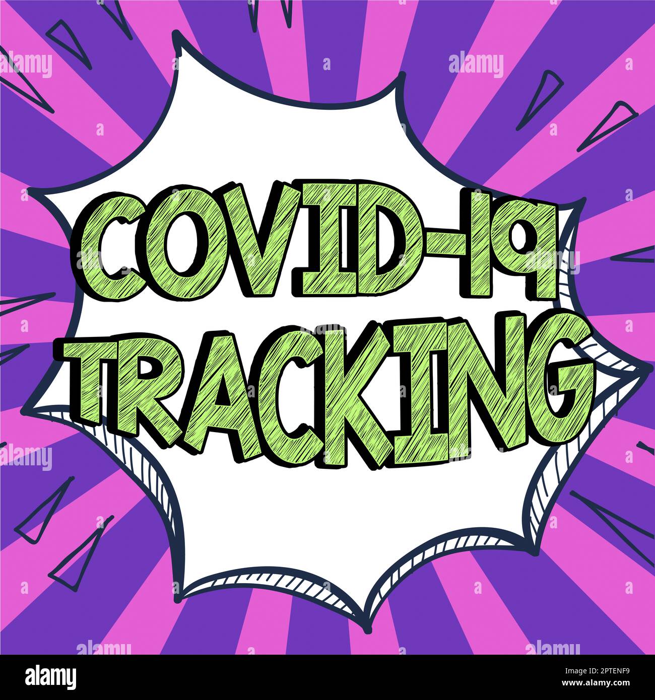 Visualizzazione concettuale Covid 19 Tracking, foto concettuale processo distintivo dei possibili individui infetti Foto Stock