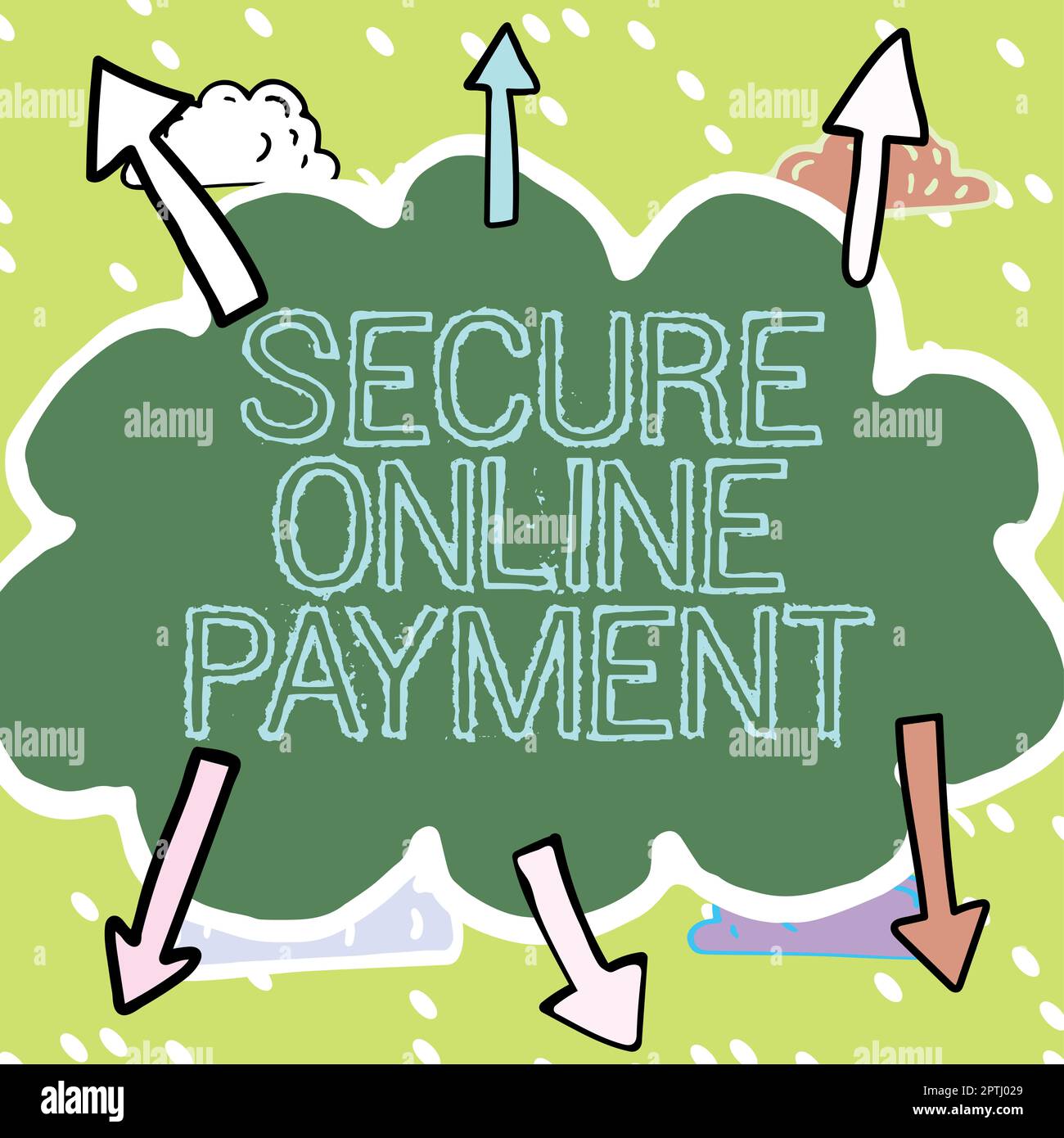 Testo che mostra ispirazione pagamento online sicuro, Word scritto su tecnologia digitale sicuro trasferimento elettronico di rimessa Foto Stock