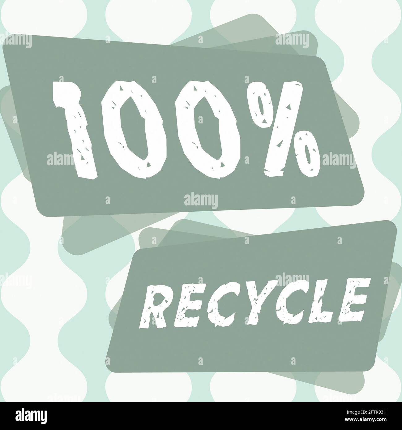 Display concettuale 100% riciclabile, Business Concept Set di biodegradabile, senza BPA e riciclabile compostabile Foto Stock