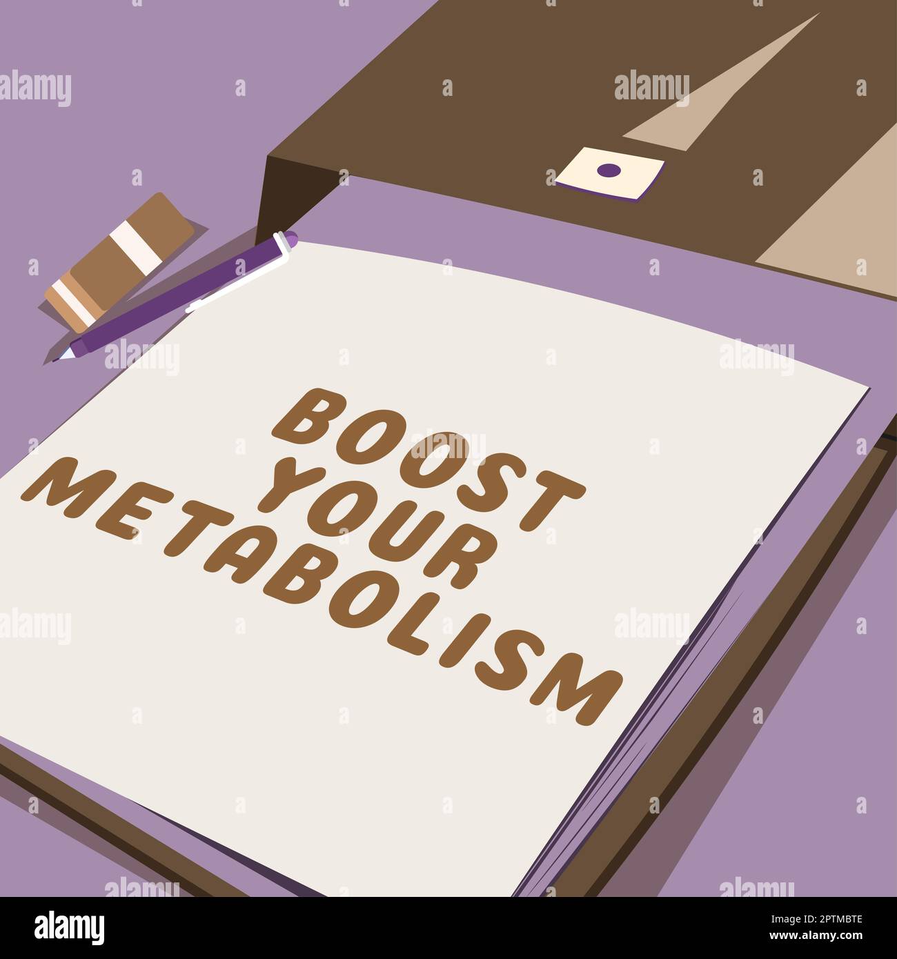 Didascalia concettuale amplificate il vostro metabolismo, concetto di affari che accelera la ripartizione dell'apporto calorico dell'alimento Foto Stock