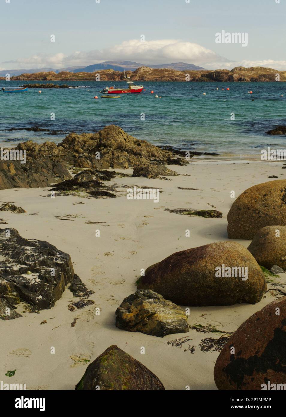 Martyrs Bay a Iona, Scozia Foto Stock