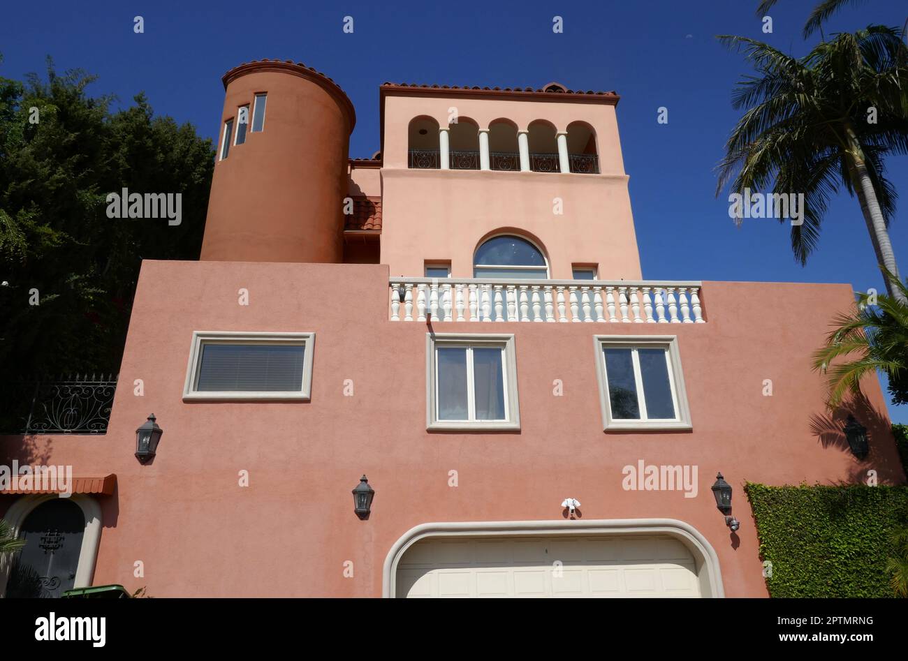 Los Angeles, California, USA 27th Aprile 2023 attrice Jane Withers e Pittore Francis Vreeland ex casa/casa a 2208 Live Oak Drive in the Oaks il 27 Aprile 2023 a Los Angeles, California, USA. Foto di Barry King/Alamy Stock Photo Foto Stock