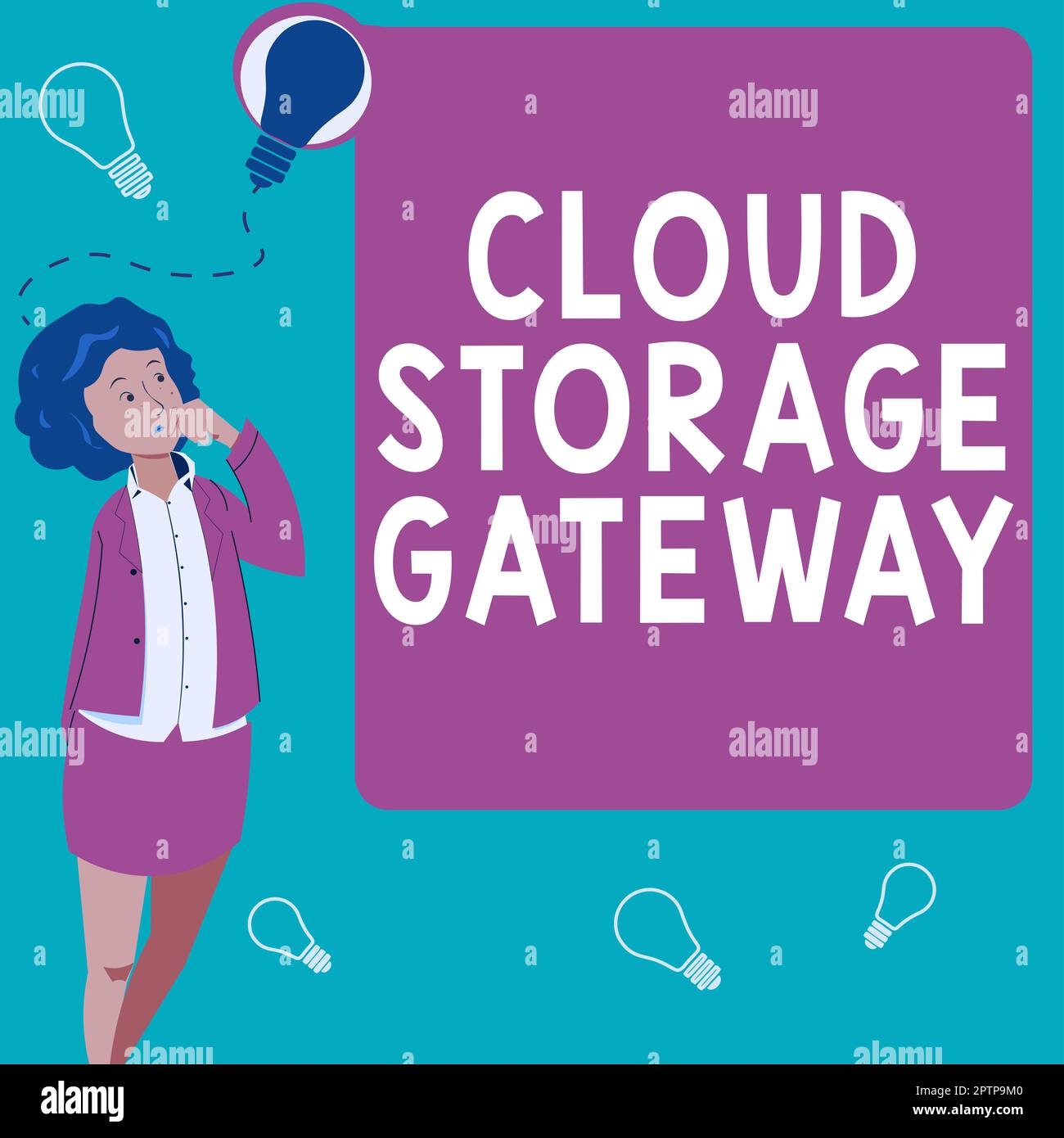 Ispirazione che mostra il segno Cloud Storage Gateway, Business Concept Server che risiede presso la sede del cliente Foto Stock