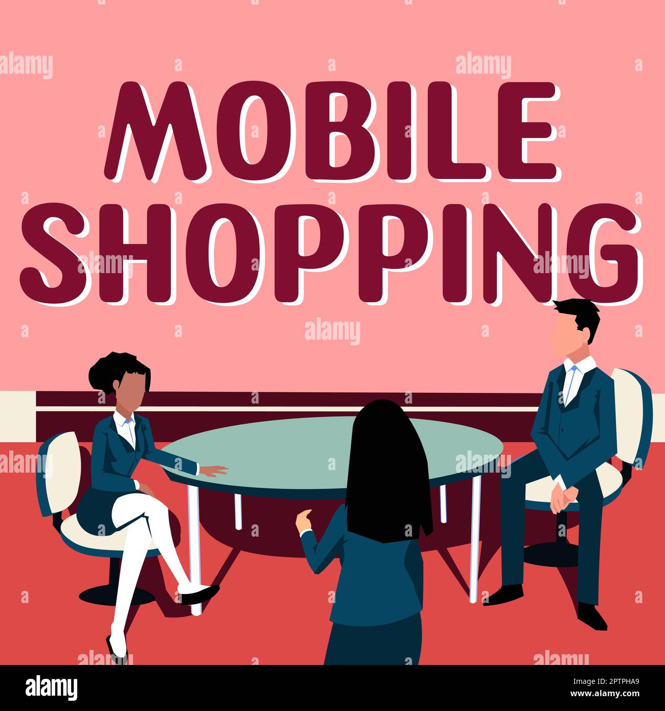 Ispirazione che mostra il segno Mobile Shopping, Business Concept Trading di beni e servizi attraverso dispositivi wireless Foto Stock