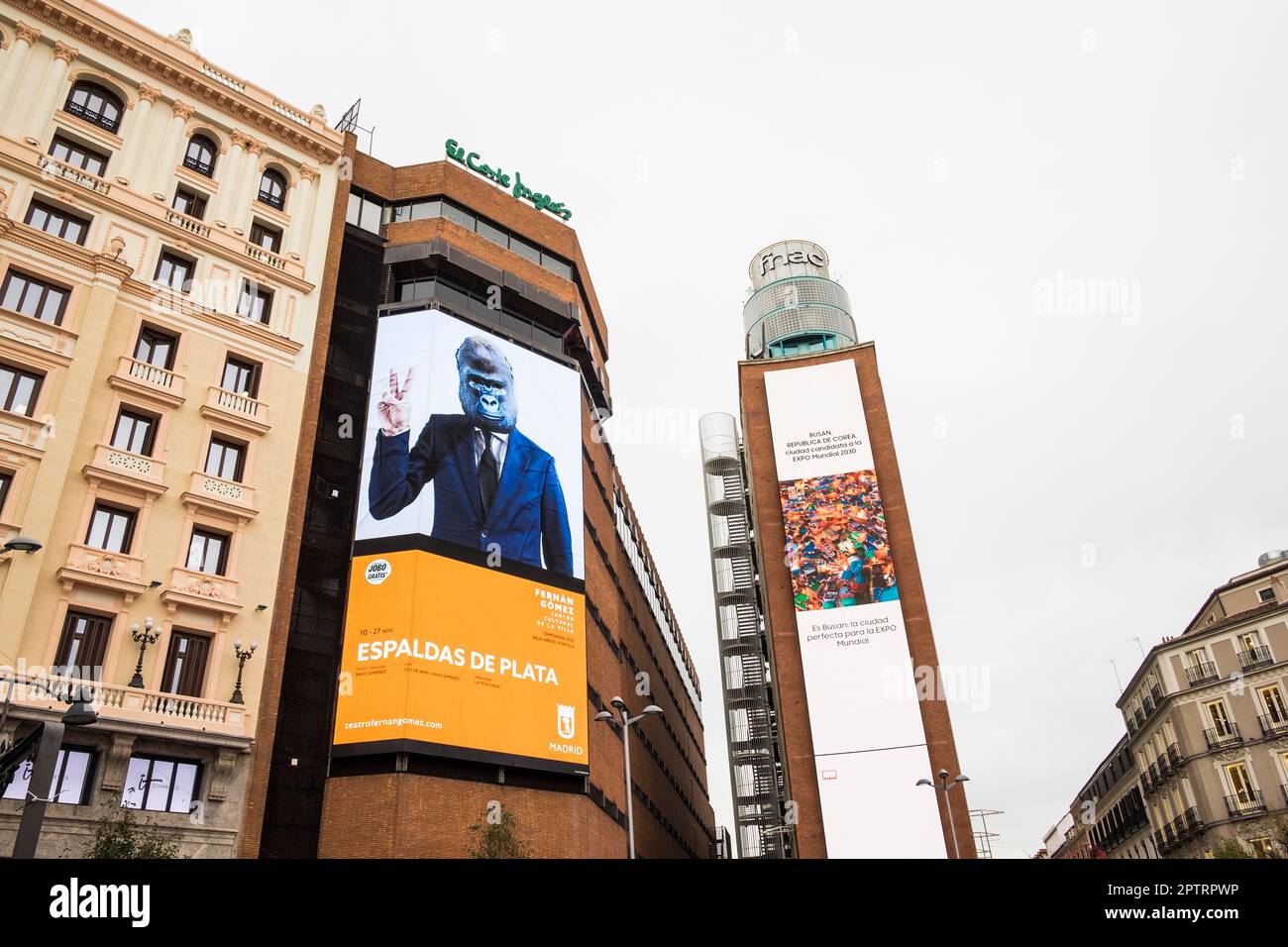 Spagna, Madrid, Piazza Callao Foto Stock