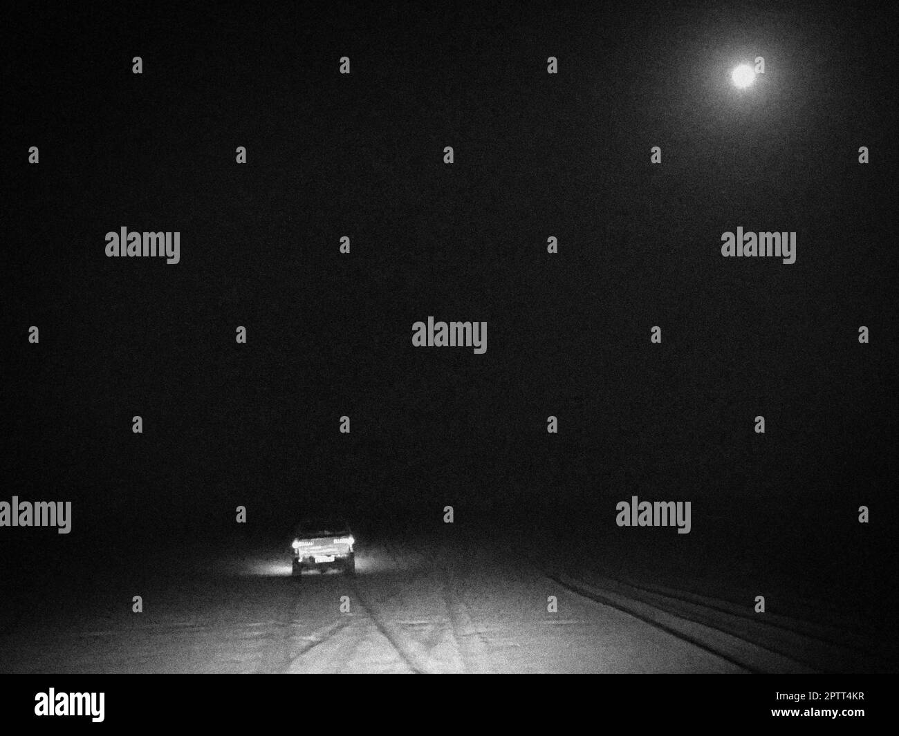 Mauritania, binario ferroviario Foto Stock