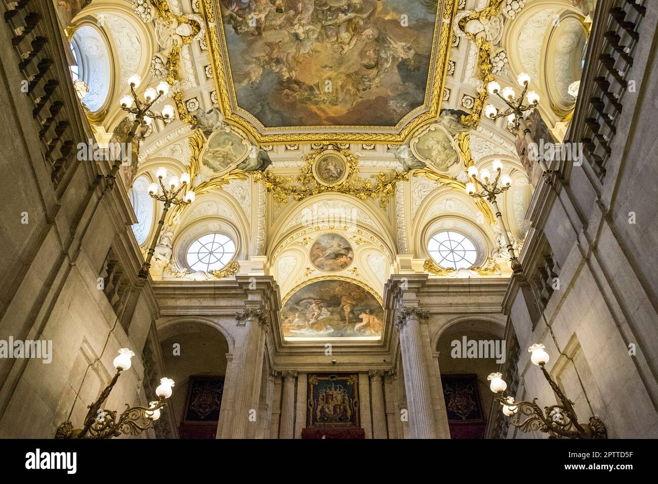 Spagna, Madrid, Royal Palace Foto Stock