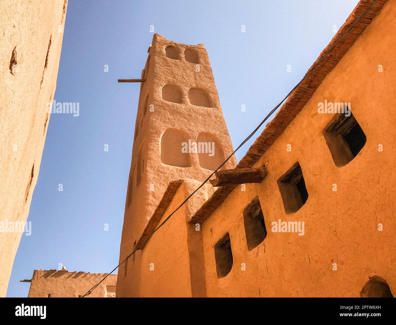 Marocco, Zagora, Vecchio ksar Foto Stock