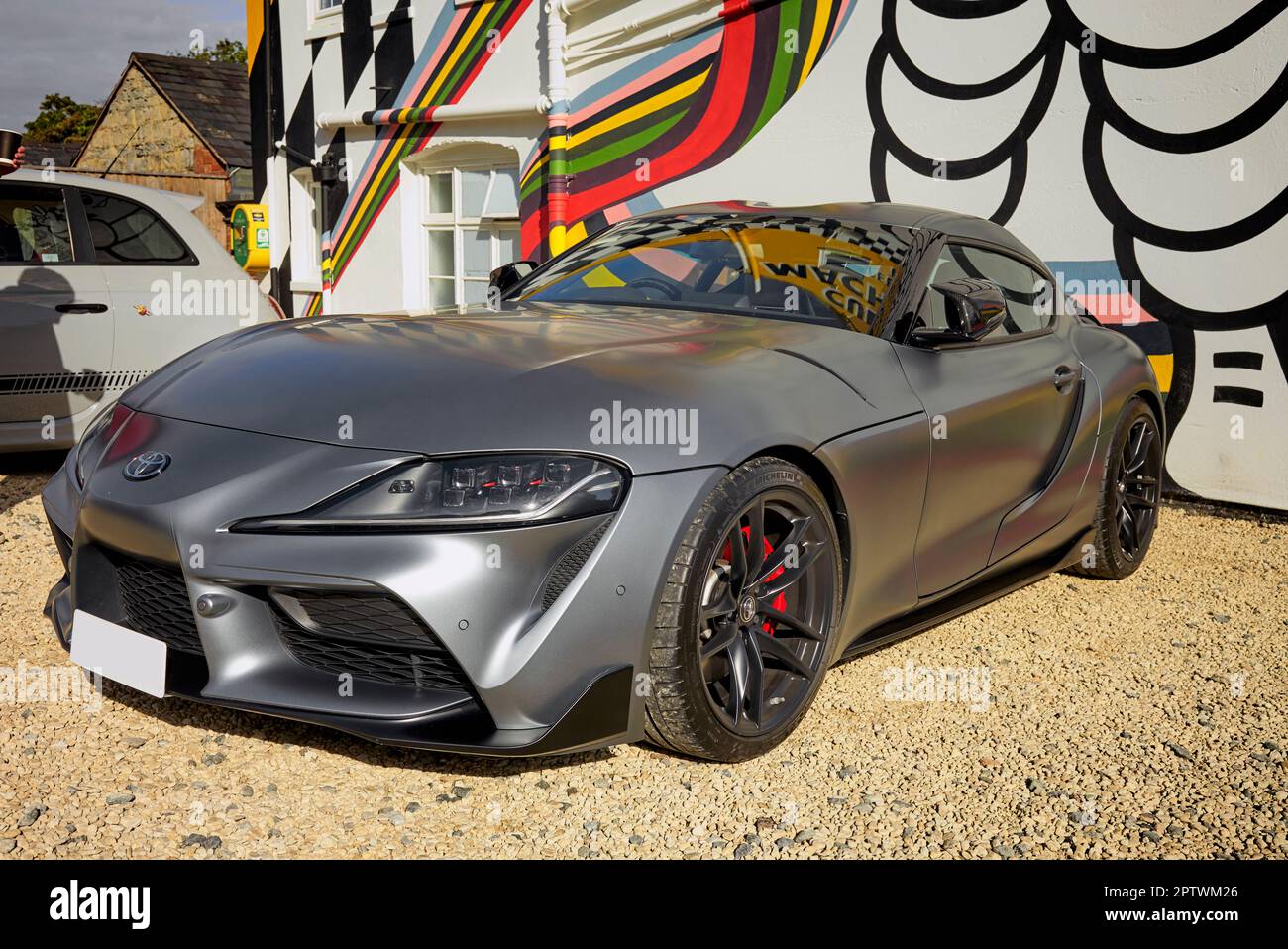 Toyota GR Supra 3,0 litri, coupé sportiva Foto Stock