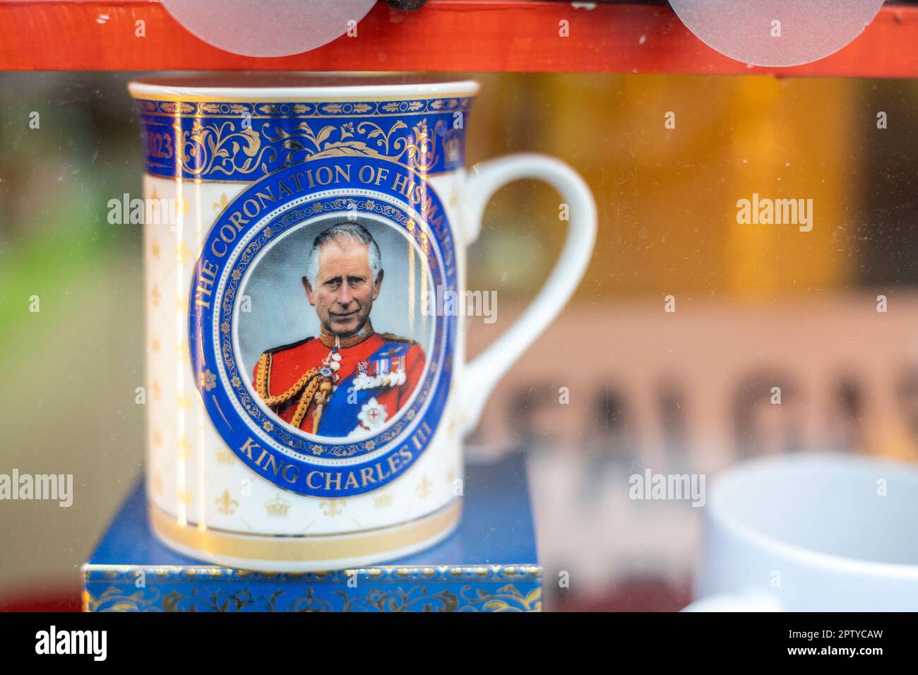 Londra, Regno Unito. 28th Apr, 2023. Londra si prepara all'incoronazione di Re Carlo III il 6th 2023 maggio. Credit: Sinai Noor/Alamy Live News Foto Stock Londra, Regno Unito. 28th Apr, 2023. Londra si prepara all'incoronazione di Re Carlo III il 6th 2023 maggio. Credit: Sinai Noor/Alamy Live News Foto Stock