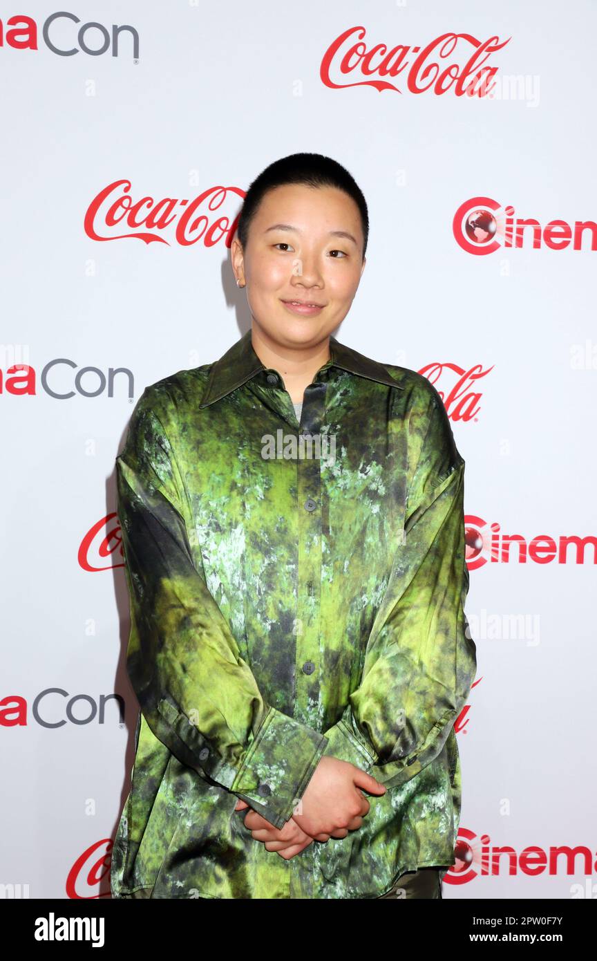 Sabrina Wu ai CinemaCon Big Screen Achievement Awards 2023 che si sono tenuti presso l'Omnia Nightclub all'interno del Caesars Palace Hotel & Casino di Las Vegas, NV, il 27 aprile 2023 Credit: ENT/Alamy Live News Foto Stock