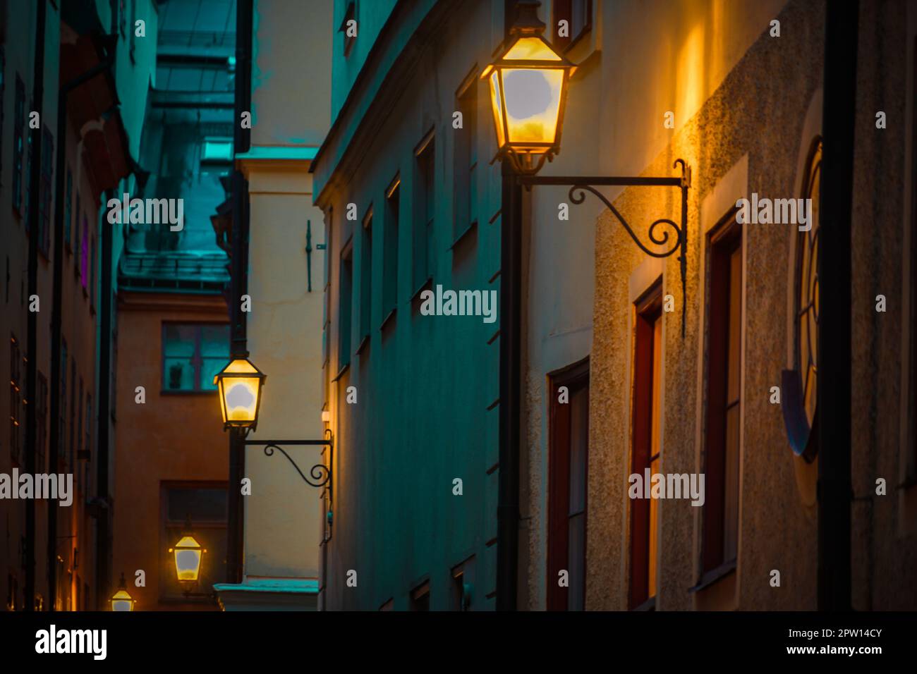 Centro storico di Stoccolma Gumlastans. Luogo di tiro: Svezia, Stoccolma Foto Stock