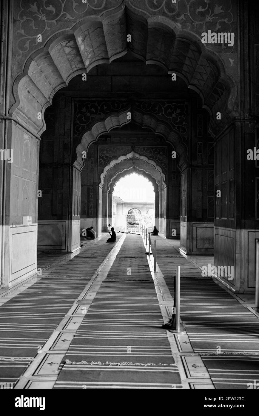 Jama Masjid, Delhi, India Foto Stock