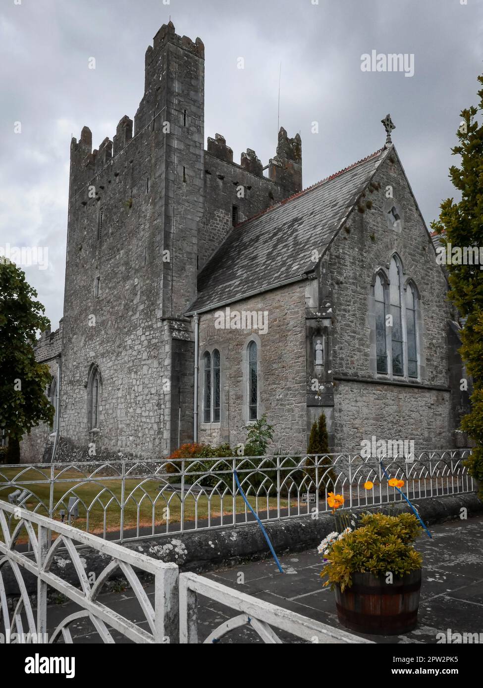 Antica abbazia trinitaria di Adare, Irlanda Foto Stock