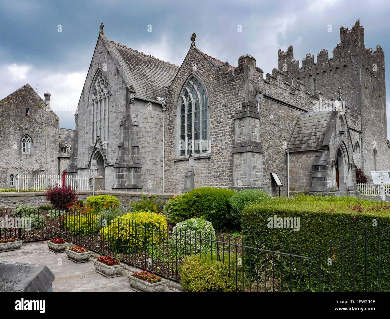 Antica abbazia trinitaria di Adare, Irlanda Foto Stock
