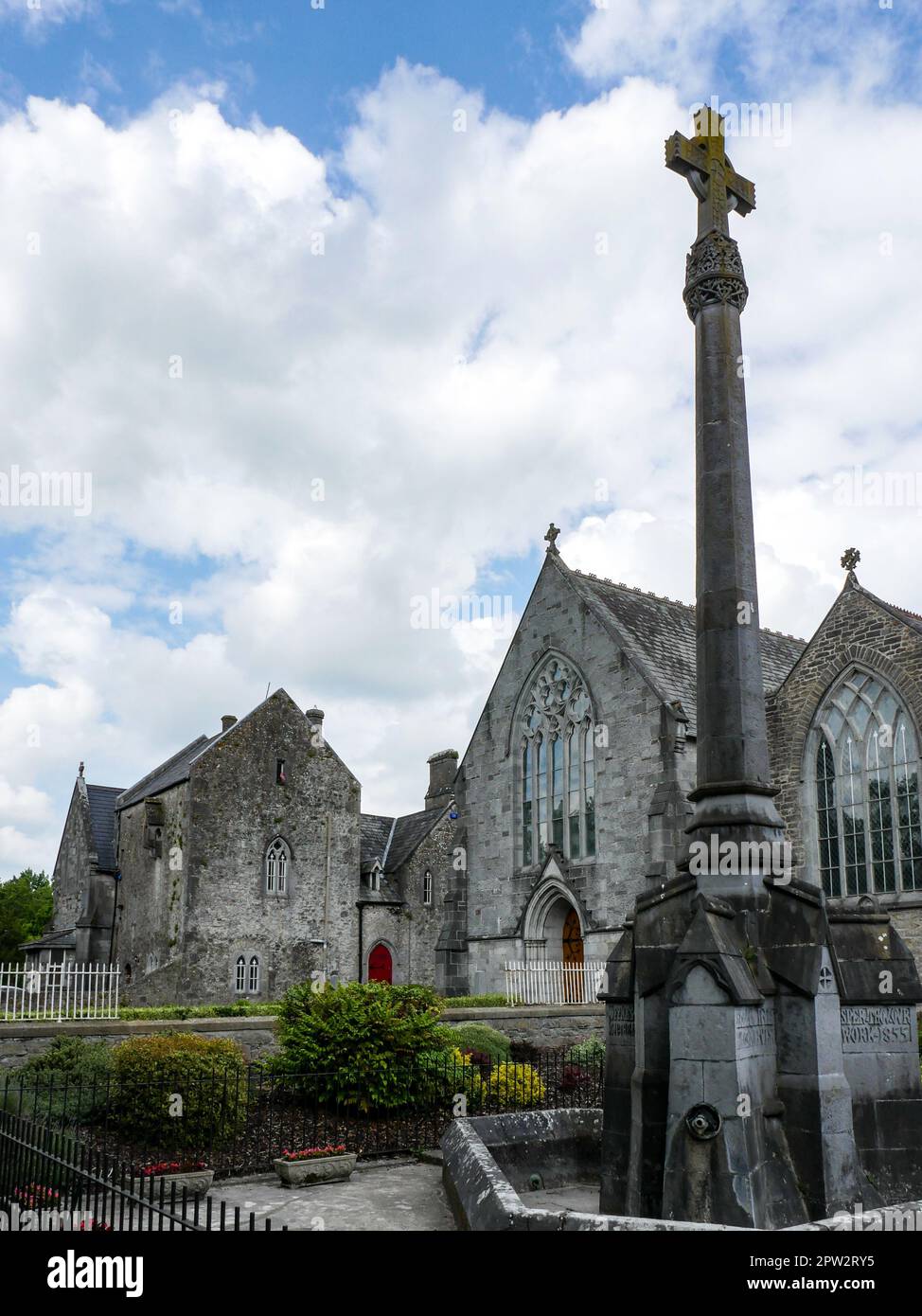 Antica abbazia trinitaria di Adare, Irlanda Foto Stock