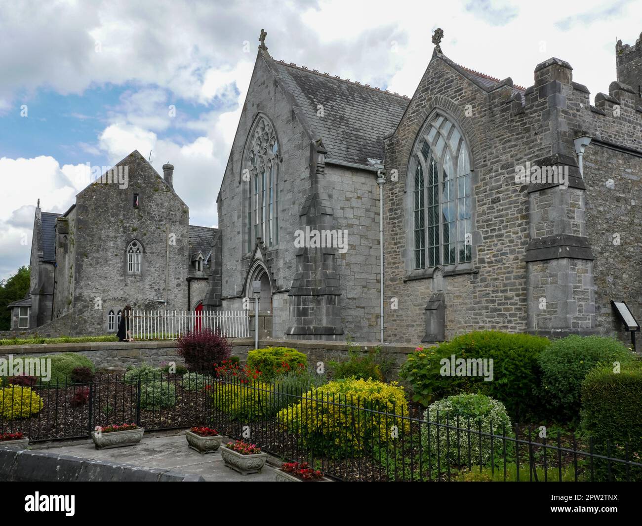 Antica abbazia trinitaria di Adare, Irlanda Foto Stock