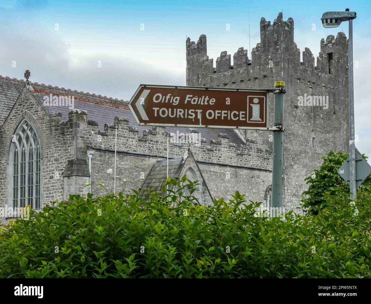 Antica abbazia trinitaria di Adare, Irlanda Foto Stock