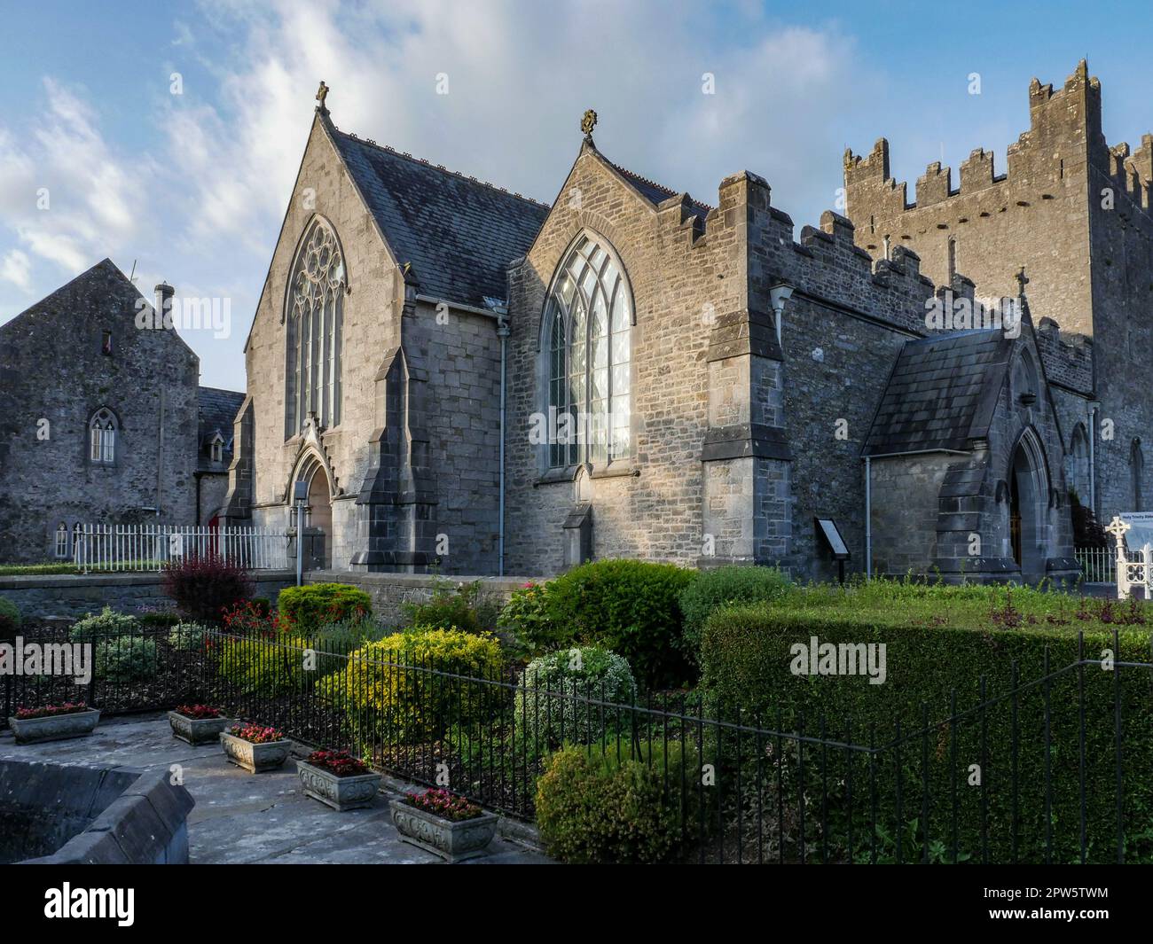 Antica abbazia trinitaria di Adare, Irlanda Foto Stock