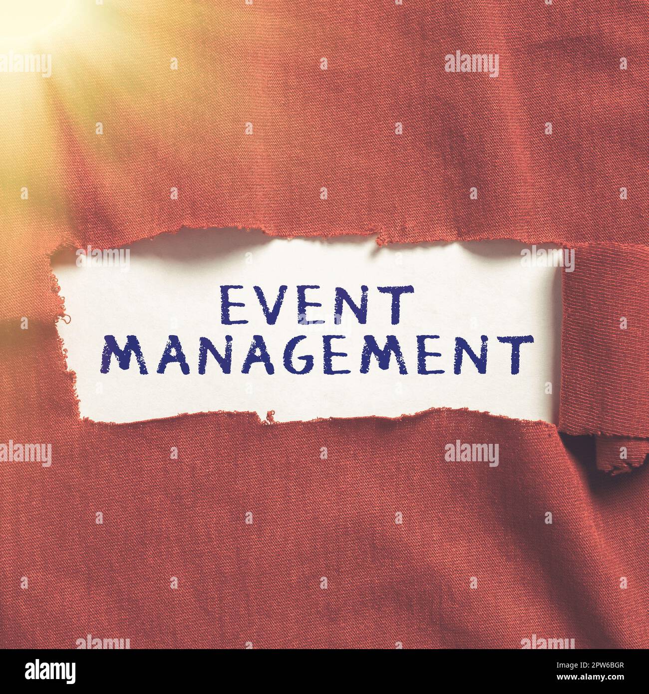 Visualizzazione concettuale Gestione degli eventi, Business idea Speciale occasione Pianificazione Organizzazione organizzare le attività Foto Stock