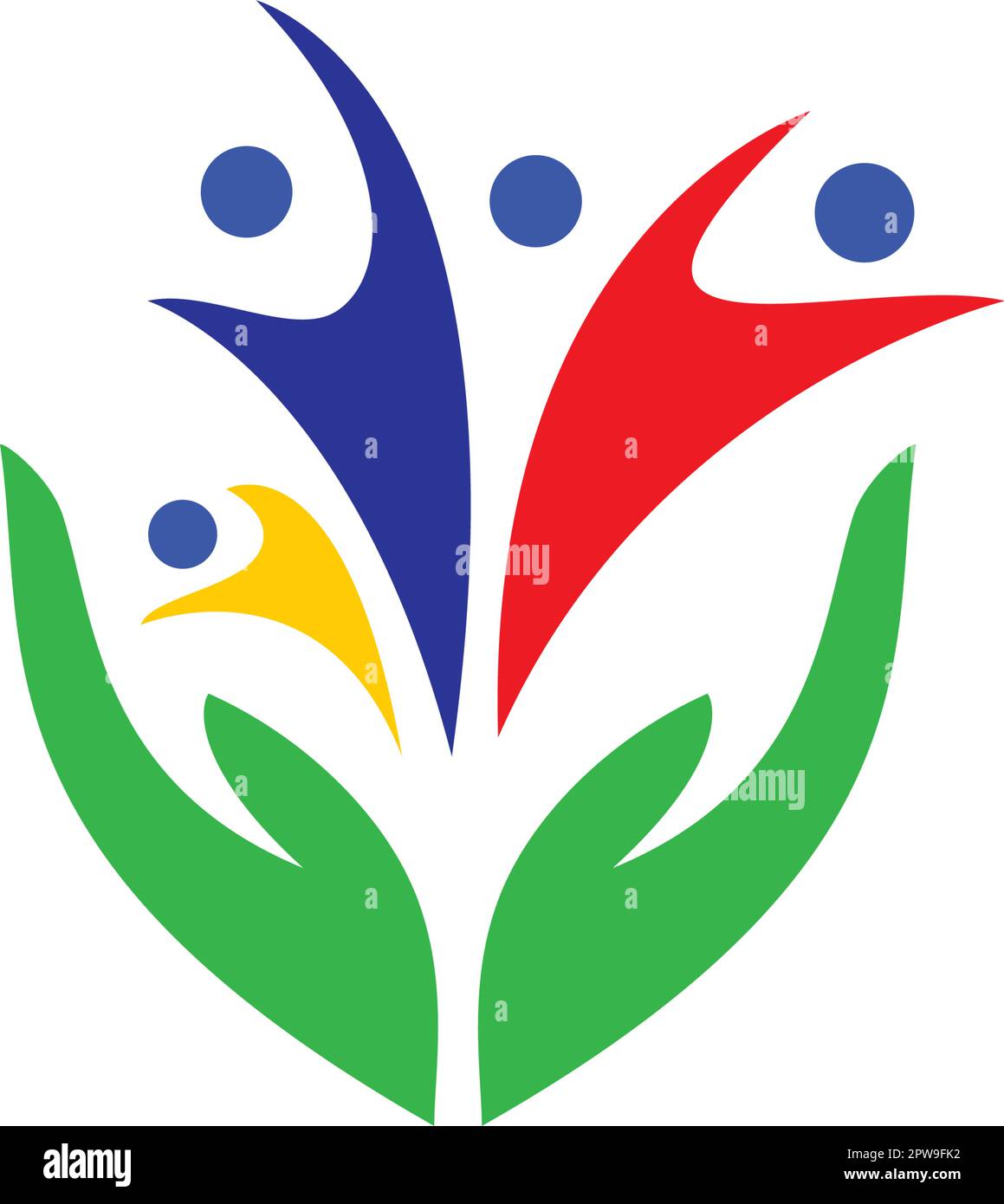 Assistenza e assicurazione per le persone Illustrazione Vettoriale