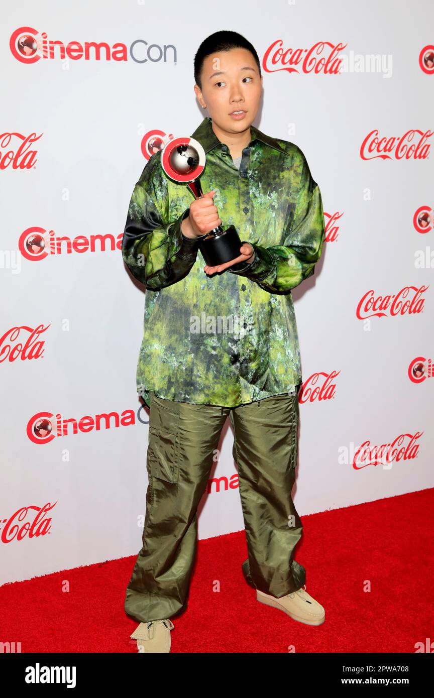 Sabrina Wu bei der Verleihung der Big Screen Achievement Awards im Rahmen der CinemaCon 2023 im Omnia Nightclub vom Caesars Palace. Las Vegas, 27.04.2023 Foto Stock