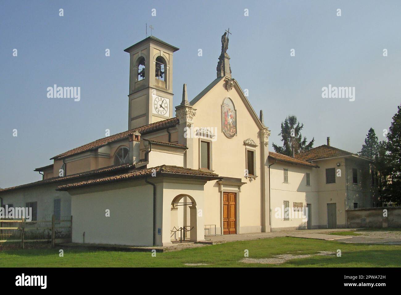 Turano Lodigiano (Türàn in dialetto lodigiano) è un comune italiano di 1 497 abitanti della provincia di Lodi in Lombardia. Foto Stock